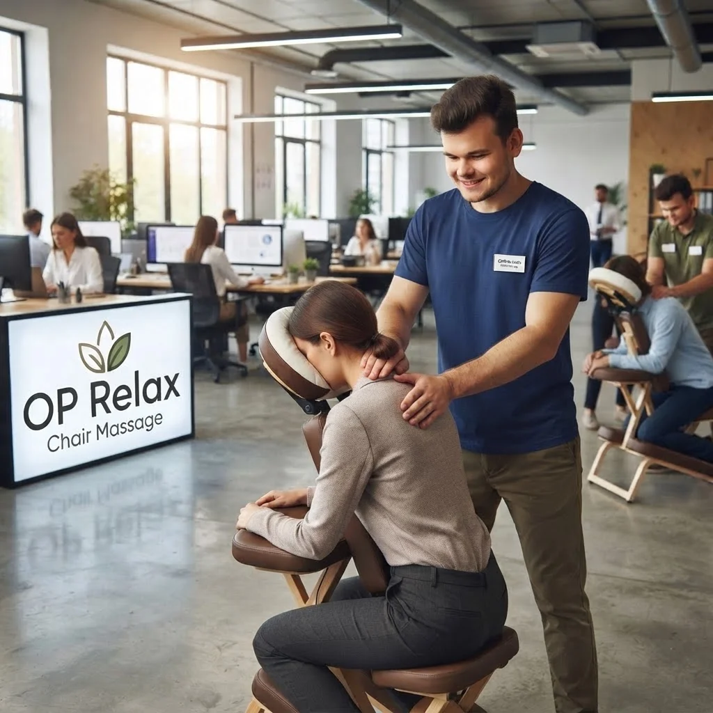 Scaun ergonomic de masaj – OP Relax Chair Massage